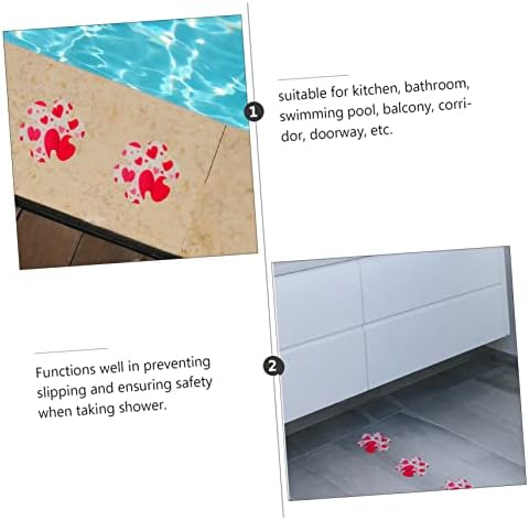 Cabilock 10pcs Non-Slip Bath Stickers for Bathtubs Showers Pools Stairs