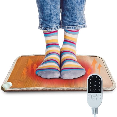 Tusho Electric Floor Mat Under Desk - 197x118in Foot Warmer