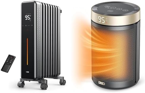 Dreo 1500W Oil Filled Radiator Heater with Remote Control 1