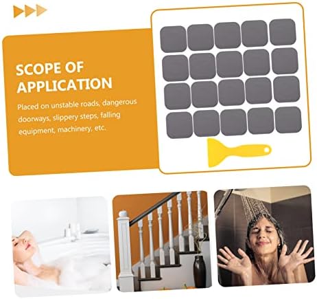 ULTECHNOVO 20pcs Non-Slip Bath Stickers for Tile and Tub