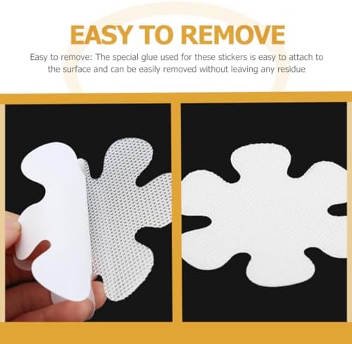 12Pcs Self Adhesive Flower Non Slip Stickers for Bathtub and Shower 1