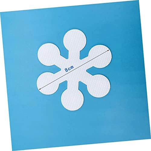 Homoyoyo Non-Slip Tub Stickers 20 Pcs Snowflake Bath Decals
