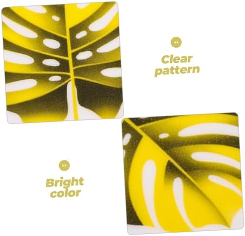 TINEASUR 1set Anti-Slip Leaf Stickers for Bathtub