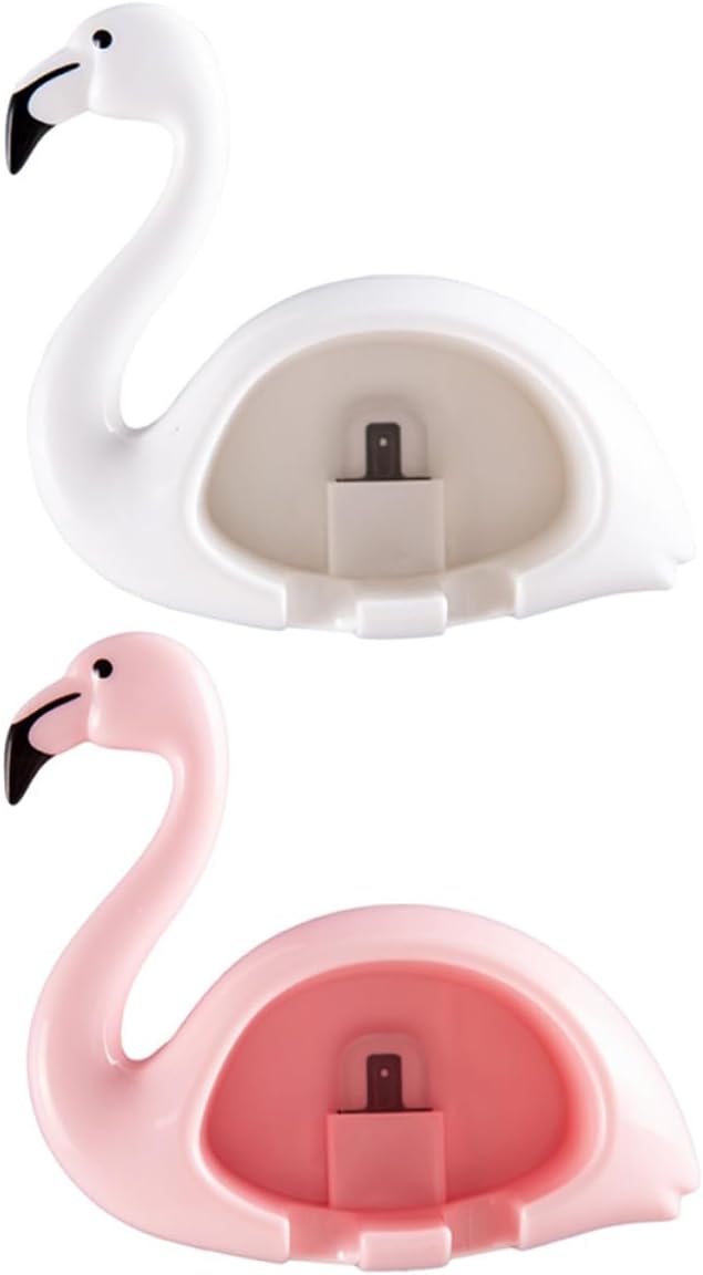PRETYZOOM 2Pcs Wall Mounted Toothbrush Holder