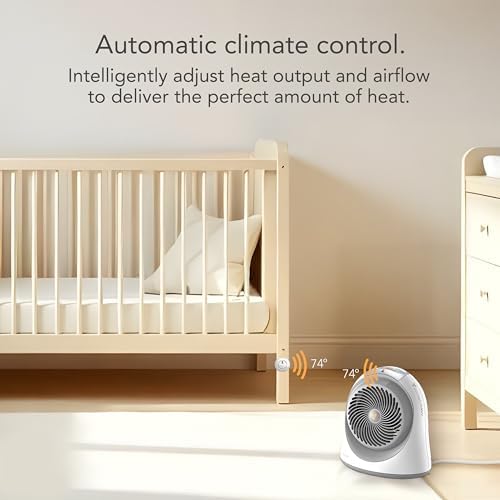 Vornadobaby Sensa Electric Space Heater with Thermostat and Safety Features