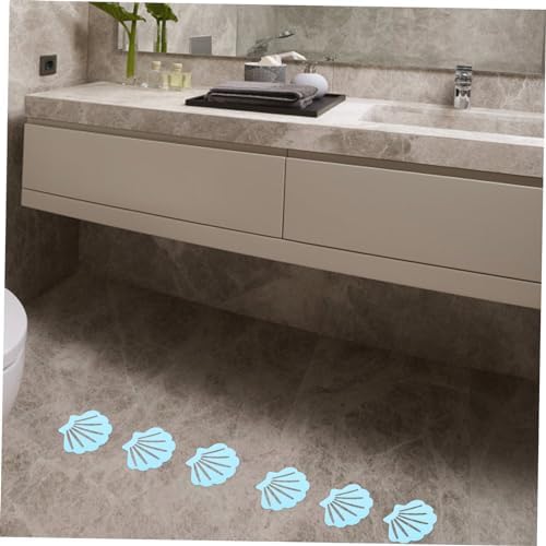 12 Pcs Shell Design Non-Slip Bath Tub Stickers 1