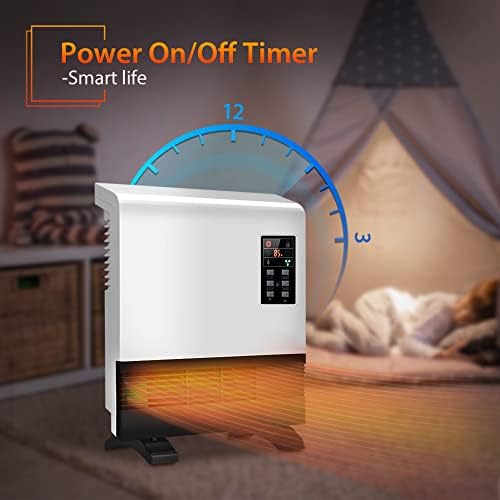 TRUSTECH 1500W Electric Wall Heater with Remote Control and 3 Modes