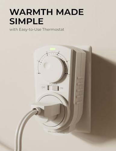 EconoHome Wall Mount Electric Heater with Thermostat