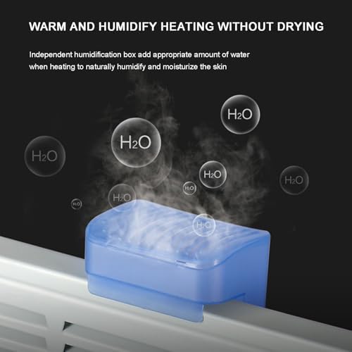 Wall Mounted Convection Electric Heater with Humidifier