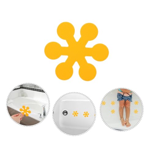 SECFOU Non-Slip Bathtub Stickers 6 Pack Snowflake Design