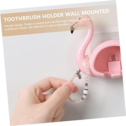 Stylish Wall Mounted Toothbrush Holder for Bathroom