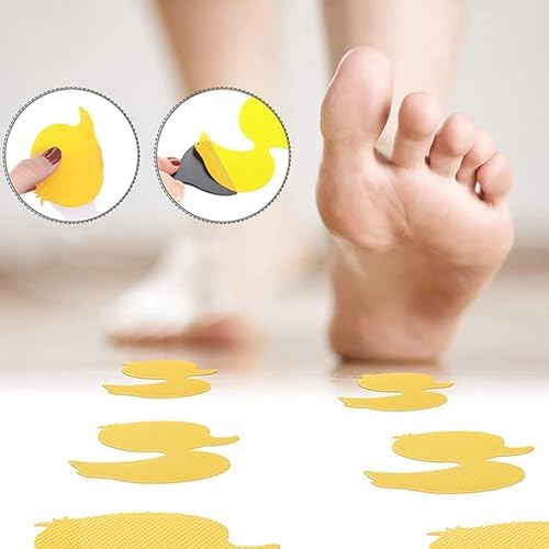 Jesscasday 12pcs Anti-Slip Bathtub Duck Stickers