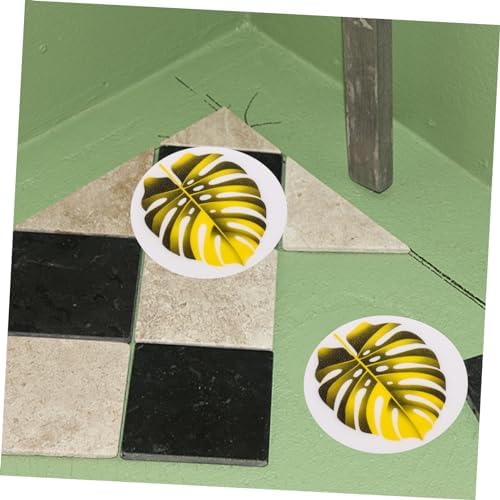 Ciieeo Leaf Anti-Slip Bathtub Stickers Waterproof Decals