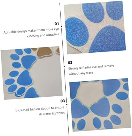 PRETYZOOM 6Pcs Cartoon Bathtub Stickers Non-Slip Adorable Bath Decals