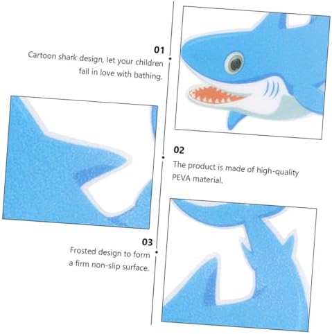 BRIGHTFUFU 6pcs Bathtub Stickers Animal Design Anti-Slip Decals