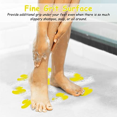 SX Cartoon Duck Tub Stickers - 12PCS Non-Slip Waterproof Floor Mats
