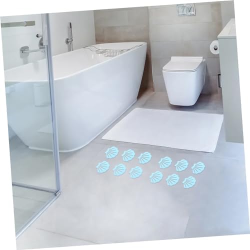 12Pcs Shell Shaped Non Slip Bathtub Stickers