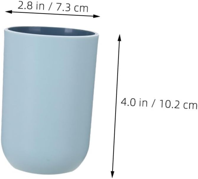4pcs Couples Toothbrush Holder Bathroom Cups Plastic Tumbler Holder for Washstand