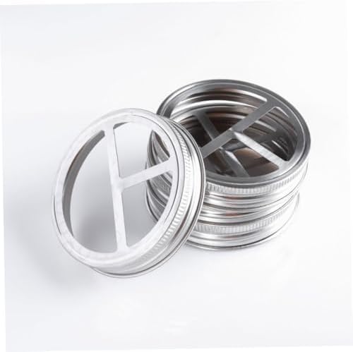 IMIKEYA 5 Pcs Stainless Steel Toothbrush Holder Lid