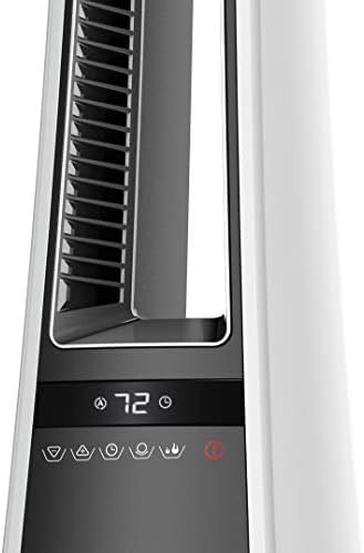 Lasko Bladeless Tower Space Heater 27 1500W Silver