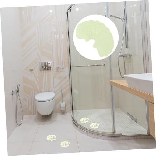 PRETYZOOM 30pcs Shell Shape Non-Stickers for Bathtub Stair Safety