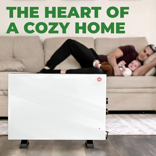 EconoHome Convection Heater - 750W 1500W Quiet Clean