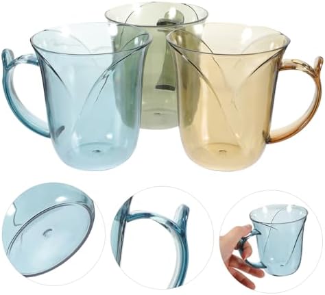ULTECHNOVO Toothbrush Cup Set 3 Pack Modern Bathroom Holder