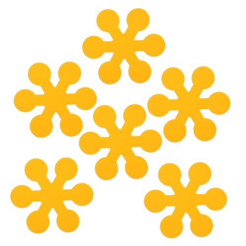 SECFOU Non-Slip Bathtub Stickers 6 Pack Snowflake Design