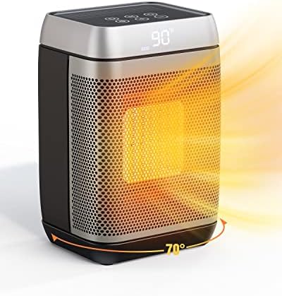 Aoresac 1500W Oscillating Space Heater with Remote Control