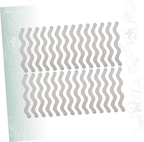36Pcs S Shape Non-Slip Bathtub Stickers for Safety