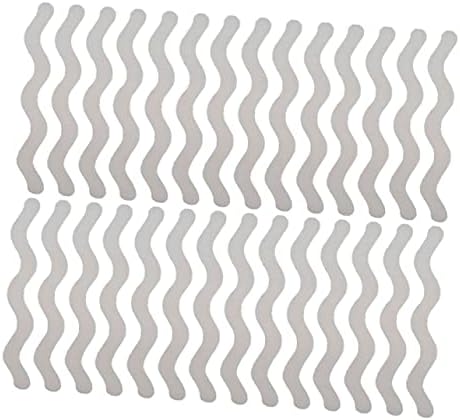 RORPOIR 36pcs S-Shape Anti-Slip Bathtub Stickers