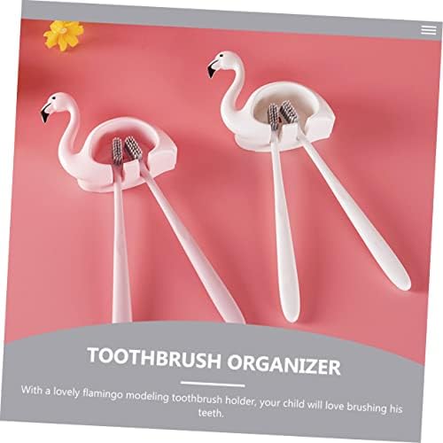 Veemoon Wall-Mounted Toothbrush Holder with Adhesive Base 1