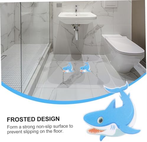 BRIGHTFUFU 6pcs Bathtub Stickers Animal Design Anti-Slip Decals