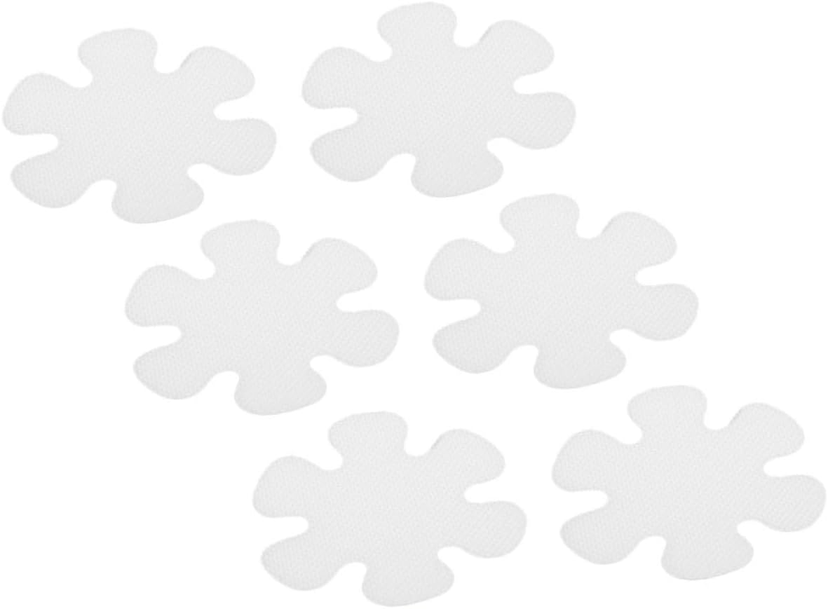 Cabilock 6pcs Flower Shape Non-Slip Tub Stickers 1