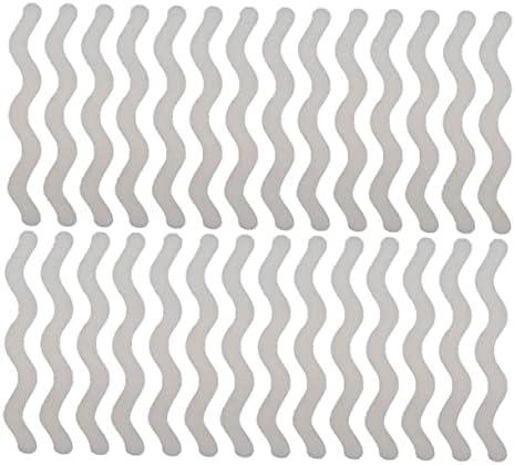 Garneck Non-Slip Tub Stickers 36pcs S Shape Bath Liners