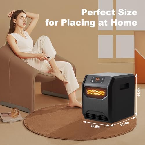 WEWARM 1500W Infrared Heater with UVC Air Purification