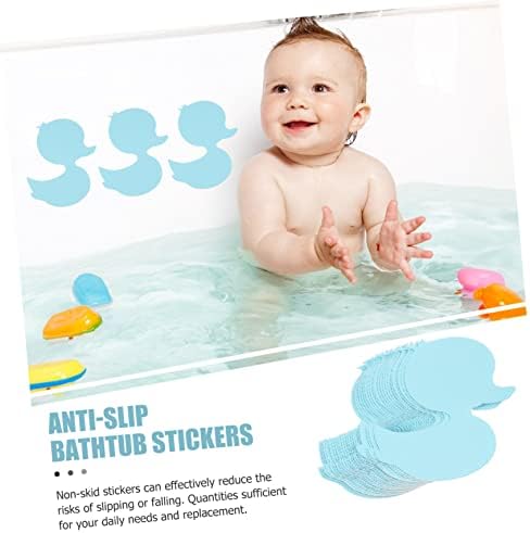 HAKIDZEL 24pcs Duck Anti-Slip Bathtub Stickers