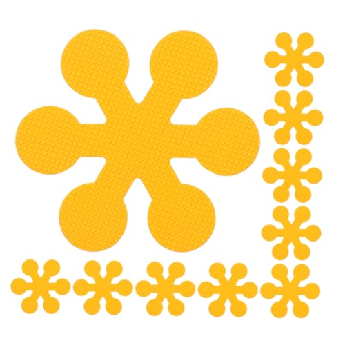 12pcs Snowflake Flower Non-Bathtub Stickers - Skid Decals for Bathroom Safety