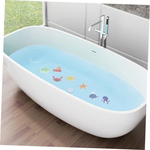 PRETYZOOM Cartoon Sea Creature Bathtub Stickers