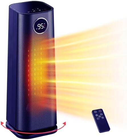 Wind Talk 1500W Portable Ceramic Space Heater with Remote
