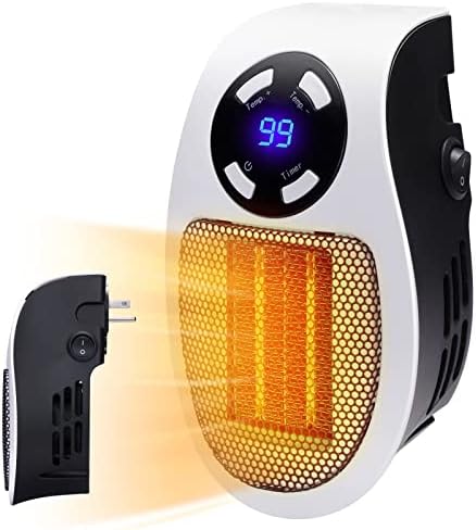 GiveBest 350W Electric Space Heater with Timer and Thermostat