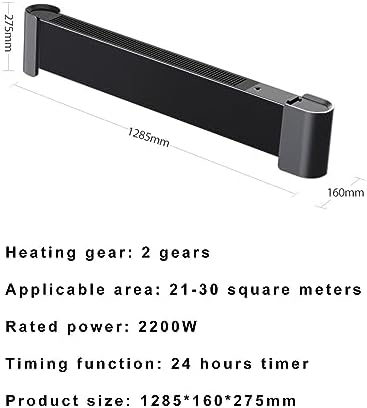 HSPLXYT Smart Electric Space Heater with Timer and Safety Features