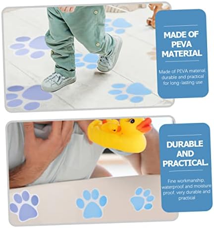 10pcs Cartoon Paw Waterproof Bathtub Decals for Kids