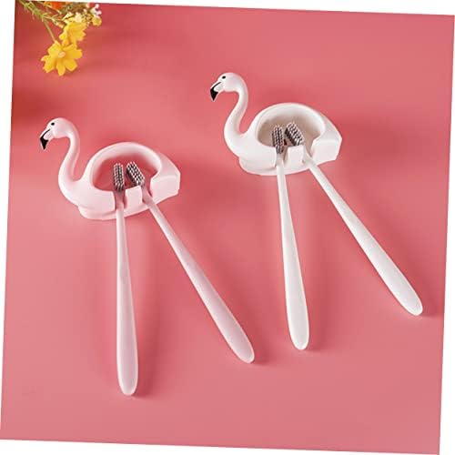FONDOTIN 2pcs Wall Mounted Toothbrush Holders