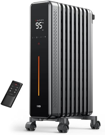 Dreo Oil Filled Radiator Heater 1500W with Remote and 4 Modes