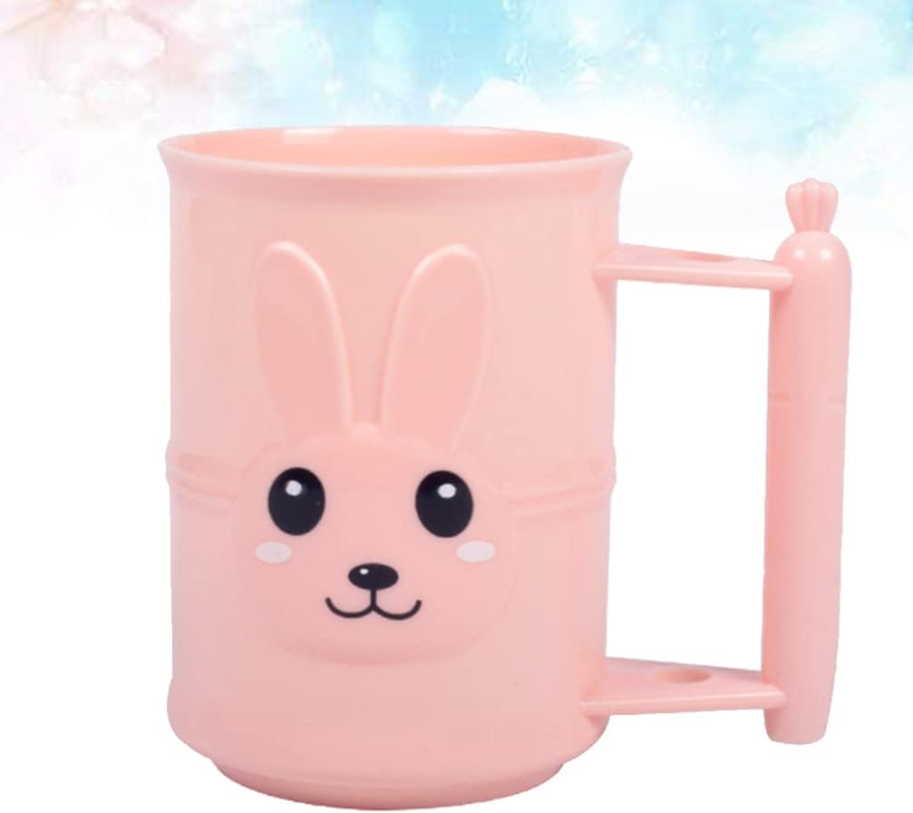 TOPBATHY Pink Silicone Toothbrush Cup Holder