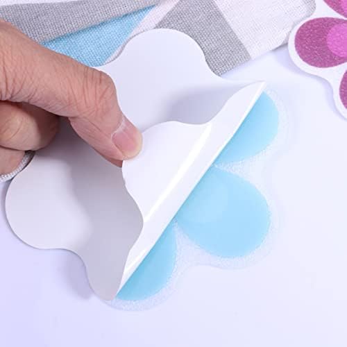 Ipetboom 10pcs Flower Design Anti-Slip Tub Treads