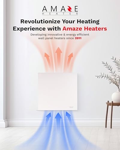 Amaze Heaters Dual Smart 400W Energy Efficient Wall Mount Space Heater