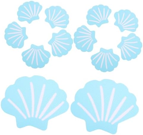 MAGICLULU 12Pcs Shell Shaped Non-Slip Bathroom Decals 1