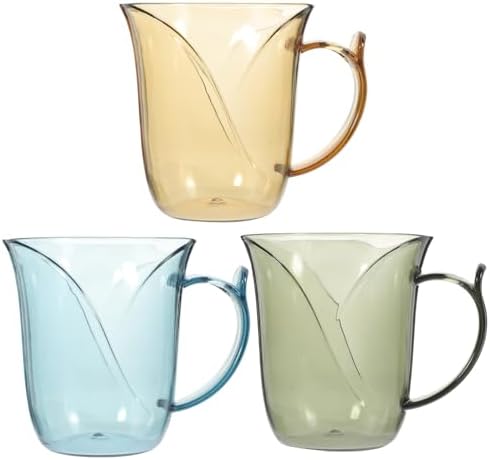 ULTECHNOVO Toothbrush Cup Set 3 Pack Modern Bathroom Holder